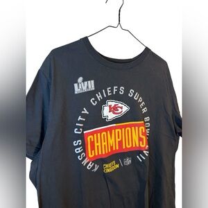 Nike Kansas City Chiefs T-Shirt Super Bowl LVII Champions Locker Room Size XL